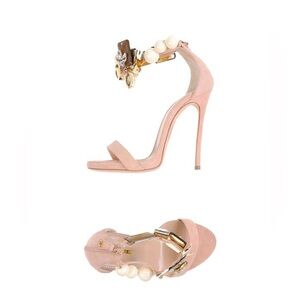 Dsquared heel suede sandal
